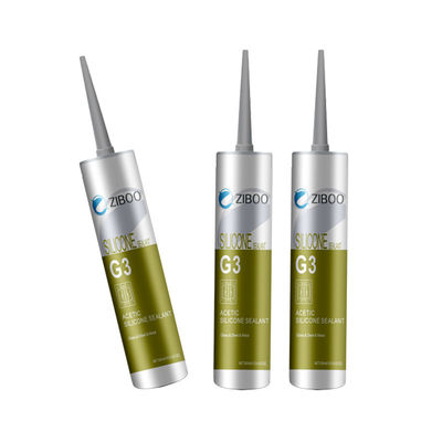 Przezroczysty uszczelniacz silikonowy octowy 300ml do szkła aluminium kuchni łazienki