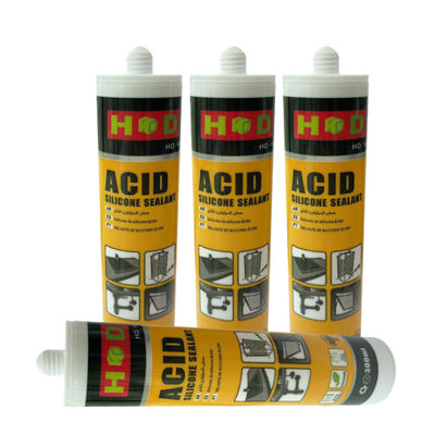 Wodoodporny, przezroczysty uszczelniacz silikonowy octowy do okien i drzwi, 300ml