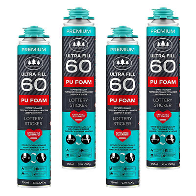 Odporny na ogień Biały Spray PU Pianka 750 ml Izolacja
